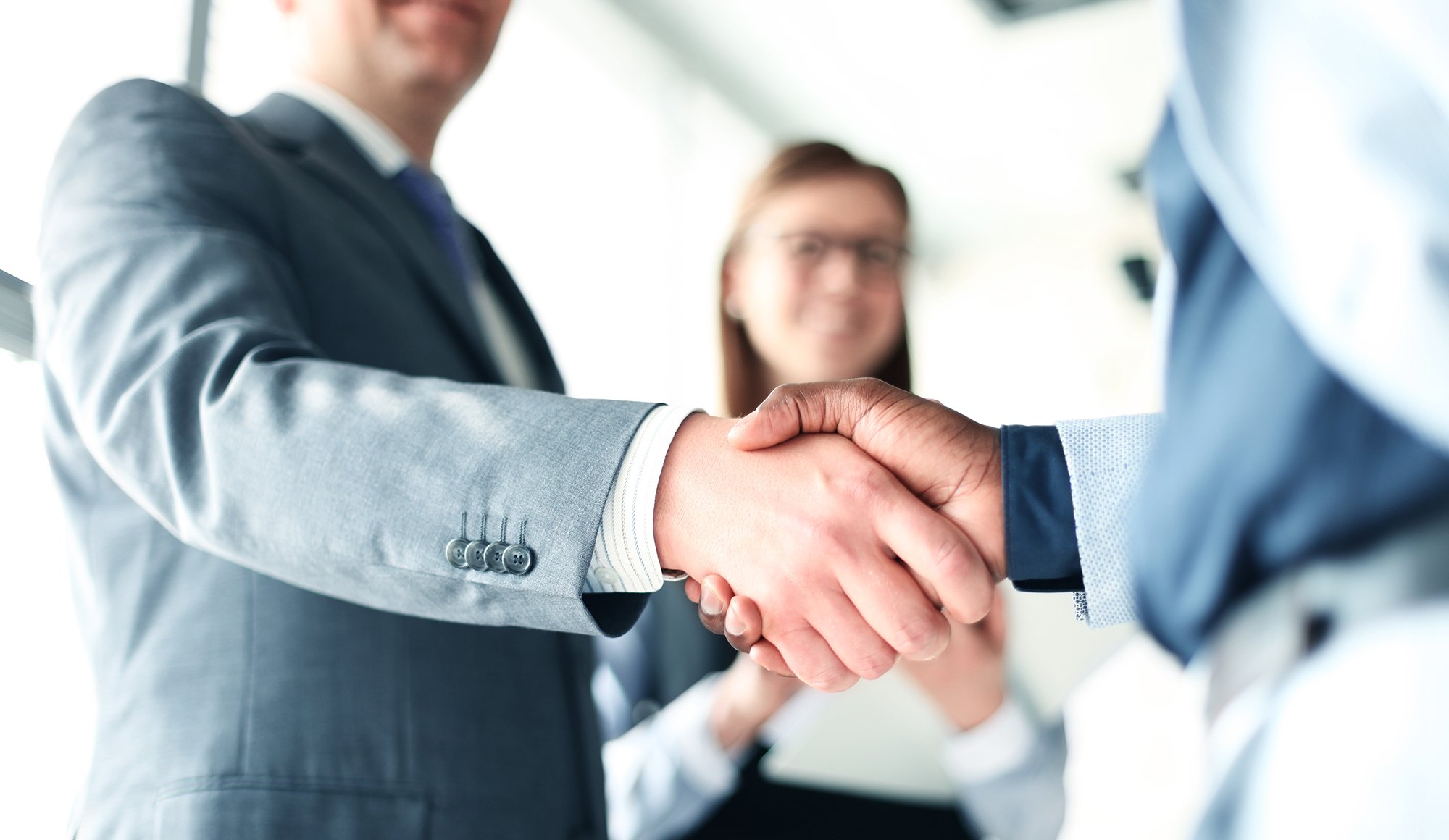 Business handshake